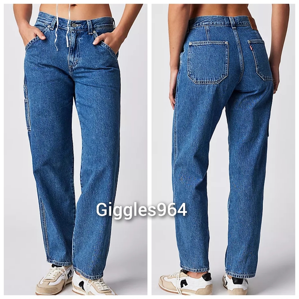 Levi's Utility Baggy Dad Jeans in Golly Gee